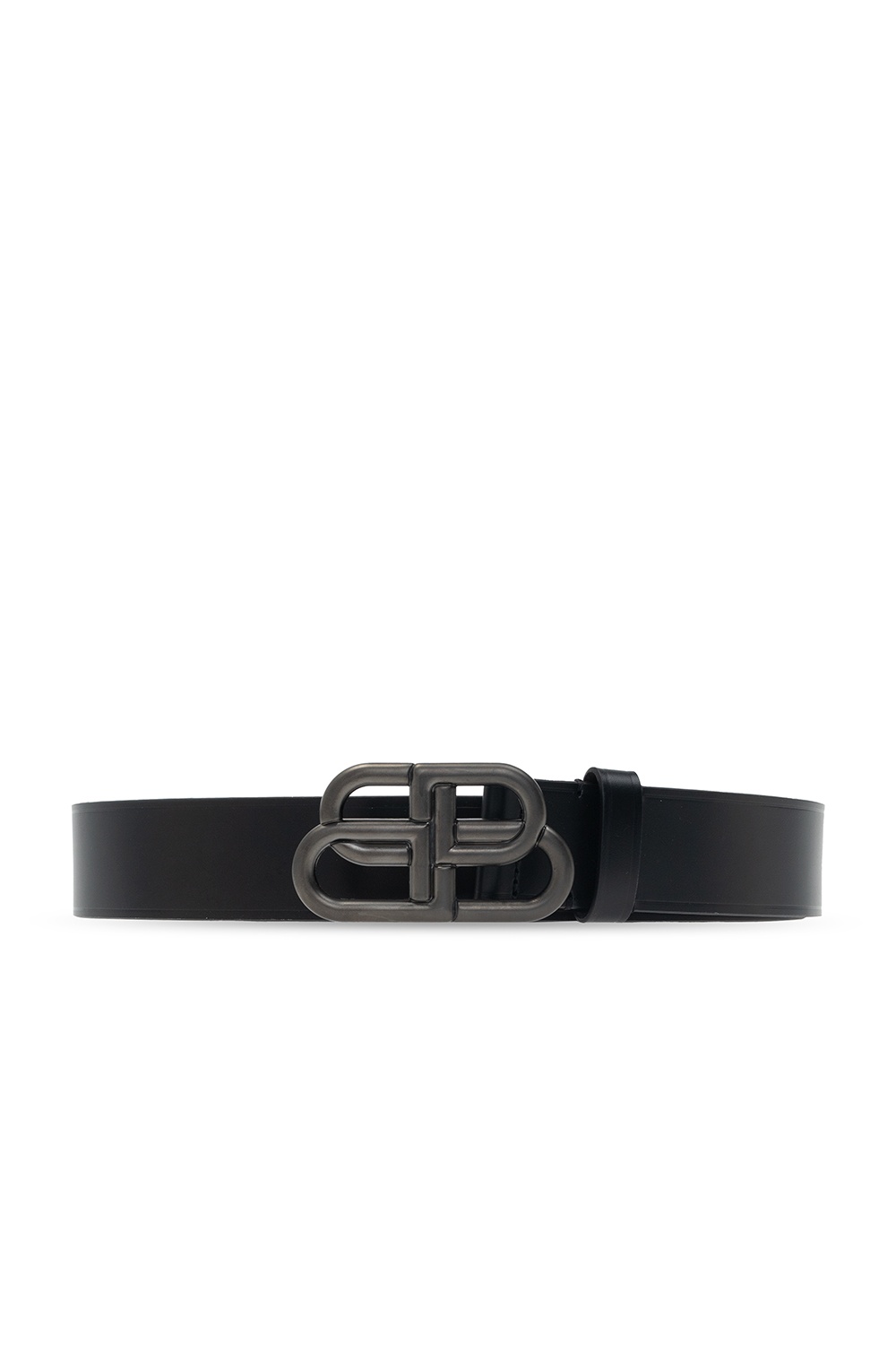 Leather belt with logo Balenciaga - Vitkac GB